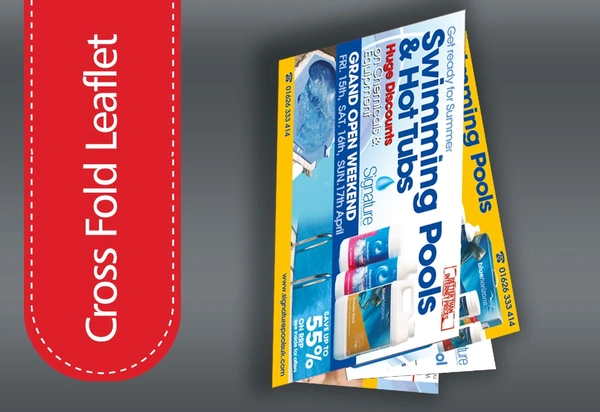 Cross Fold Leaflet
