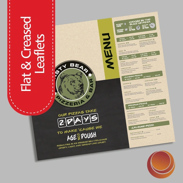 Flat Creased Leaflets
