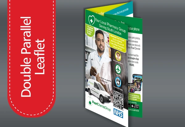 Double Parallel Folded Leaflet