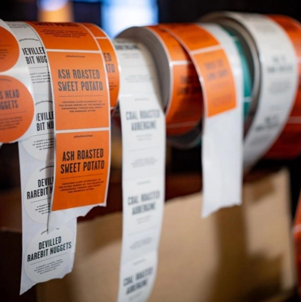 Food Label On Roll Printer