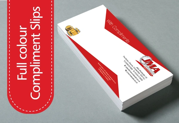 Compiment Slip Printing