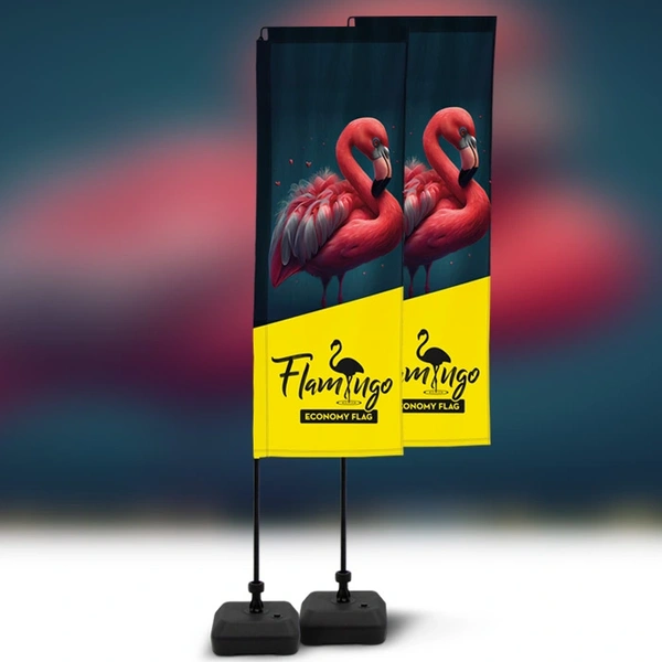  Exhibition - Outdoor - Flag - Flamingo