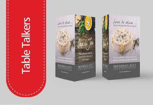 Table Talkers printing