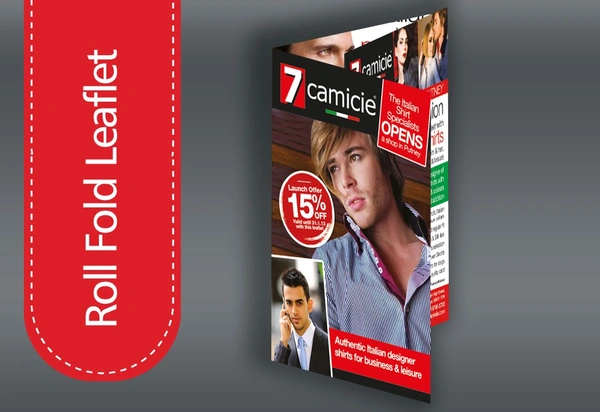 Roll Fold Leaflet