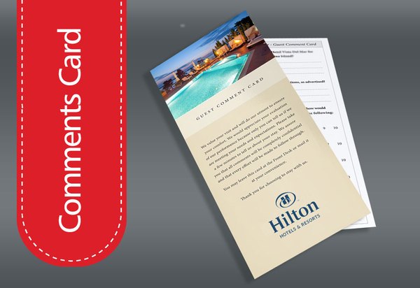 Hotel Comments Card
